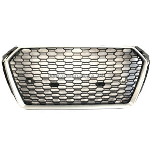Griglia Anteriore in Fibra di Carbonio RS4 Sostitutiva per Auto Nero Lucido Cromato Griglia Anteriore in Fibra di Carbonio per <span class=keywords><strong>Audi</strong></span> <span class=keywords><strong>A4</strong></span> B9 2016 2017 <span class=keywords><strong>2018</strong></span> - Product Image 2