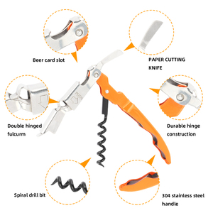 Cavatappi Creativo da 70g, Design Innovativo, Riutilizzabile, Apribottiglie Resistente per Vino, Idea <span class=keywords><strong>Regalo</strong></span> per <span class=keywords><strong>Fidanzamento</strong></span> - Product Image 2