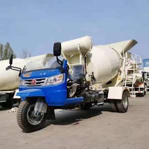 Efficient and Affordable <strong>Heavy</strong>-duty Five Wheel Mixing Tank, Mobile Cncrete <strong>Mixer</strong> <strong>Truck</strong> with 2-3 square Small Mixing Tanks - Product Image 6