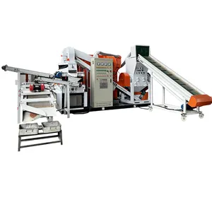 Higher efficiency Industrial cables granulator machine copper aluminum separation system for recycling pure copper on sell