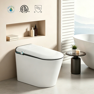 Toilette intelligente complète avec commande vocale IA, bouclier de protection en mousse, antibactérien, ETL CUPC - Product Image 1