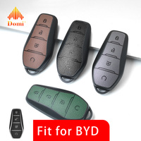 Étui de protection pour clé de voiture en cuir TPU DM pour BYD Song Qin Han EV Tang DM 2018 - 2022, coque de protection, accessoires automobiles