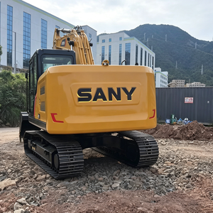 La machine hydraulique sensible à la charge SY200C, une pelle sur chenilles, gère la tâche de formation de bancs de pierres dans les carrières. - Product Image 6