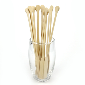 <span class=keywords><strong>Bar</strong></span> herramientas swizzle palos de bambú cóctel agitador - Product Image 3