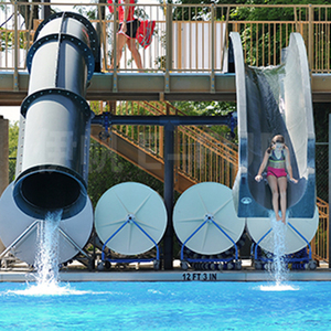 Bể Bơi Trượt Sợi Thủy Tinh Nhỏ Cho Sân Vườn Chơi Thể Thao Dưới Nước - Product Image 2