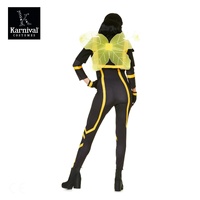 Costume de cosplay de super-héros de film et de télévision pour femmes adultes, fête d'Halloween, carnaval, performance, combinaison jaune, vente en gros ODM