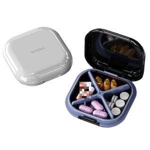 Nouvelle mode Portable 5 couleurs promotionnel étui à pilules Silicone étanche aligneur et étui de retenue <span class=keywords><strong>Invisible</strong></span> dentaire accolades boîte - Product Image 1