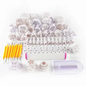 Gereedschapsonderdelen 68 Stuks Bloem Fondant Cake Sugarcraft Decoratieset Snijders Gereedschap Mal Sets