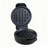 Gaufrier Électrique Mini Personnalisé de Haute Qualité, Style Belge et Français, Antiadhésif, à Toucher Froid, pour Utilisation Extérieure, Domestique et Automobile