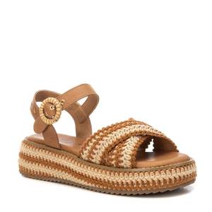 Sandales compensées en cuir pour femme Carmela, style été à bout ouvert, plateforme à brides, doublure en cuir véritable, rehaussant la taille 162356 - Product Image 2