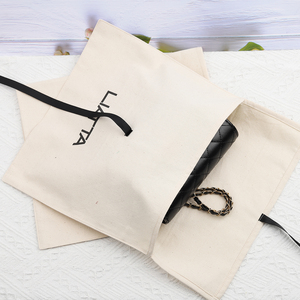 Sac d'emballage pour vêtements anti-poussière avec logo personnalisé, sac à main vintage souple, emballage cadeau, sac enveloppe en coton <span class=keywords><strong>Martin</strong></span> - Product Image 4