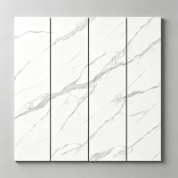 Carreaux de sol en porcelaine 800x2600x9mm, surface brillante, blanc ordinaire, pour salon, imperméables, écologiques, imitation brique murale