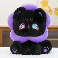 Mignon Nouveau Design Fleur Chat Jouet Super Doux En Peluche Décoration De La Maison Cadeau Rempli PP Coton Animaux En Peluche Soulagement Du Stress Jouets En Peluche