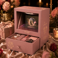 Boîte cadeau publicitaire IA avec écran LCD et vidéo, boîte à musique vidéo, emballage de présentation
