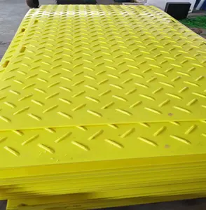 Construction anti UV wet road protection mats/excavator road mats swamp ground floor mat