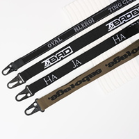 Lanière en polyester personnalisable, durable, réglable et légère avec crochet en alliage de zinc pour badges du personnel événementiel
