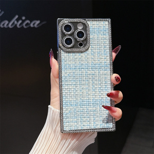 Thời trang cạnh kim cương Flash thích hợp cho Apple 16Promax trường hợp điện thoại cho iphone15 sang trọng 14 mạ điện 13 - Product Image 4