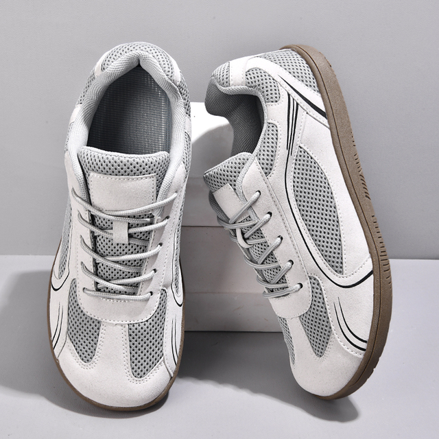 Men's Women's Wide Toe Box Lace-Up Comfort Anti-Slip Soft Sporty Mesh Shoe Cloth Upper Fashion Trend for Walking Running Hiking