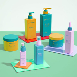 Envase Cuadrado de Plástico para Loción Corporal, Champú y Cosméticos, Botella para Aceite Capilar, Diseño Único - Product Image 5