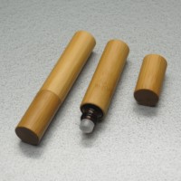 10ml rouleau bouteille en verre bambou rouleau bouteille de parfum