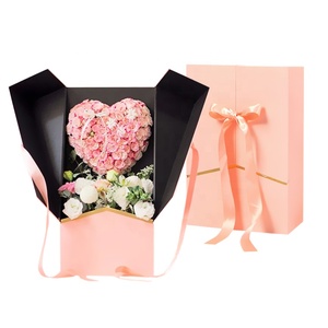 Custom Logo Surprise Special New Design Mothers' Day Rectangle Mum Floral Packaging Box I Love Mom Flower Gift Box Packaging