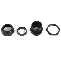 Nylon Presse-Étoupe Étanche IP68 Réglable 3-18mm TNP 3/4 TNP 1/2 PG13.5 PG11 PG9 PG7 (Noir)