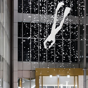 Lámpara moderna personalizada diseño de forma de personaje Art Deco Hotel Villa sala de estar araña de cristal LED de lujo grande - Product Image 5