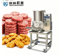 Machine automatique de formage de galettes de viande fraîche haute capacité avec moteur puissant pour restaurants et services de traiteur