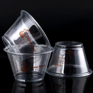 Coppette per Dessert in PET da 7oz e 9oz con Coperchi a Cupola, Design Personalizzato, Ciotole in Plastica Trasparente per Gelato, <span class=keywords><strong>Yogurt</strong></span> e Sorbetto - Product Image 3