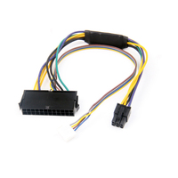 ATX 24 broches à 6 broches Adaptateur Câble pour HP Elite 8100 8200 8300 800G1 Carte Mère Alimentation Convertisseur cordon 18AWG 30CM