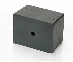 Imanes de nevera de bloque de neodimio de cerámica desmagnetizados incómodos ampliamente utilizados para motor