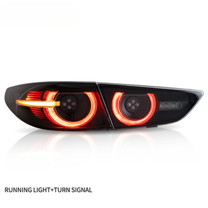 Luces traseras LED completas de fábrica, lámpara trasera 2019 2020 <span class=keywords><strong>2021</strong></span>, lámpara trasera secuencial, sedán Smoke <span class=keywords><strong>3</strong></span> para <span class=keywords><strong>Mazda</strong></span> <span class=keywords><strong>3</strong></span> Axela - Product Image 4
