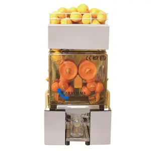 コールドプレス新鮮絞りオレンジジュース製造自動販売機