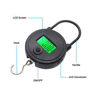 Q & H LCD 디지털 낚시 저울 디지털 30kg 스마트 휴대용 미니 물고기 계량 저울 물고기 및 포켓 무게 - Product Image 6
