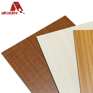 La pared exterior panel decorativo fachada de efecto de <span class=keywords><strong>madera</strong></span> de aluminio panel sándwich - Product Image 5