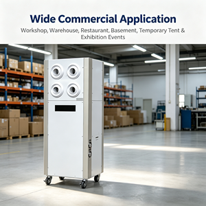 Aire Acondicionado Portátil Industrial de 6400w Sin Unidad Exterior, Enfriador Móvil Integrado con 4 Salidas para Almacenes y Carpas Dhf-y - Product Image 2