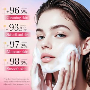 SADOER Mousse Nettoyante au Collagène Fleur de Cerisier – Nettoyage Doux, Sans Sensation de Tiraillement, Contrôle du Sébum, Rafraîchissante et Non Grasse - Product Image 2