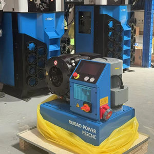 RUIBAO P32 <span class=keywords><strong>HD</strong></span> CNC Version hydraulique tuyau sertissage coupe automatique dénudeur 200v 110v 480v 240v hydraulique 2 pouces PLC - Product Image 1