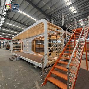 アップルキャビン20Ft40Ft屋外モダンスマートプレハブ小型カプセルハウスモバイルオフィススペースカプセルハウスキッチン付き - Product Image 3