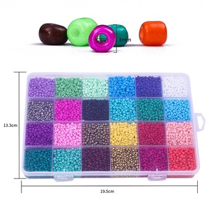 Ensemble de bracelets à breloques en perles de verre pour la Saint-Valentin, pour la création de bijoux DIY, cadeau d'anniversaire pour femme, vente en gros, perles de rocaille - Product Image 3
