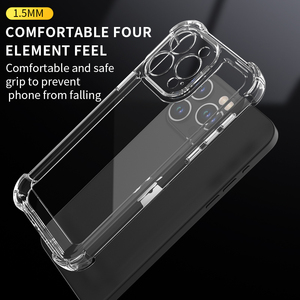 Ốp điện thoại <span class=keywords><strong>iPhone</strong></span> 15 trong suốt, bảo vệ <span class=keywords><strong>camera</strong></span>, chất liệu TPU PC chống ố vàng, chống sốc, kiểu dáng không gian dành cho <span class=keywords><strong>iPhone</strong></span> 15 Pro Max - Product Image 3