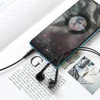 HOCO M73 Joan écouteurs universels avec micro appel une oreille écoute de chanson sans fil casque dent bleue Bouchons d'oreille