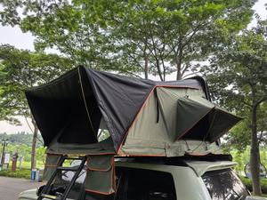 เต็นท์หลังคารถแบบแข็งสำหรับ 2 คน กันน้ำ สำหรับตั้งแคมป์บนรถยนต์ - Product Image 6