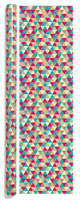 Ensemble de papier cadeau recyclable à motifs géométriques, rayures rétro, chevron, imprimé à l'échelle, papier d'art 80 g/m², boîtes cadeaux, sacs en papier, emballage