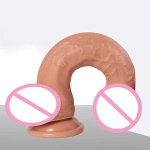 Consolador Realista Grande de Silicona Líquida, Consoladores Enormes con Fuerte Ventosa, Pene, Productos Sexuales para Adultos, Juguetes Sexuales para Mujeres - Product Image 2