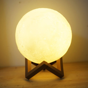 Mind-Glowing Moon Lamp 3D Lune Veilleuse pour Enfants Chambre LED Globe Veilleuses Cadeau De Noël Filles Garçons Espace Décor - Product Image 1