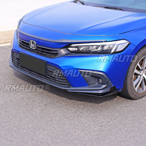 Front Bumper <b>Splitters</b> Compatible with Honda Civic 11th Gen 2022 Body Kit Front Spoiler Cover Apron Car Accessories - Product Image 4