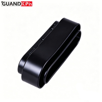 Coude plat en PEHD 130x40mm à 90 degrés, raccord de tuyauterie ovale peu encombrant pour système de ventilation CVC