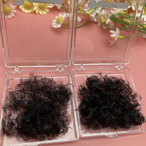 ขนตาปลอมแบบพัดสำเร็จรูป Promade 3D-20D Natural Long thin base ทำจากเส้นใย PBT ของเกาหลี ความหนา 20D 0.03 มม. สำหรับต่อขนตา 0.03/0.05/0.07 มม. จำนวน 500/1000 พัด - Product Image 3