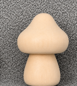 Handcrafted Cap-Led Collector's Miniature <b>Wooden</b> Mushroom Specification CSSP-FAS - Product Image 2